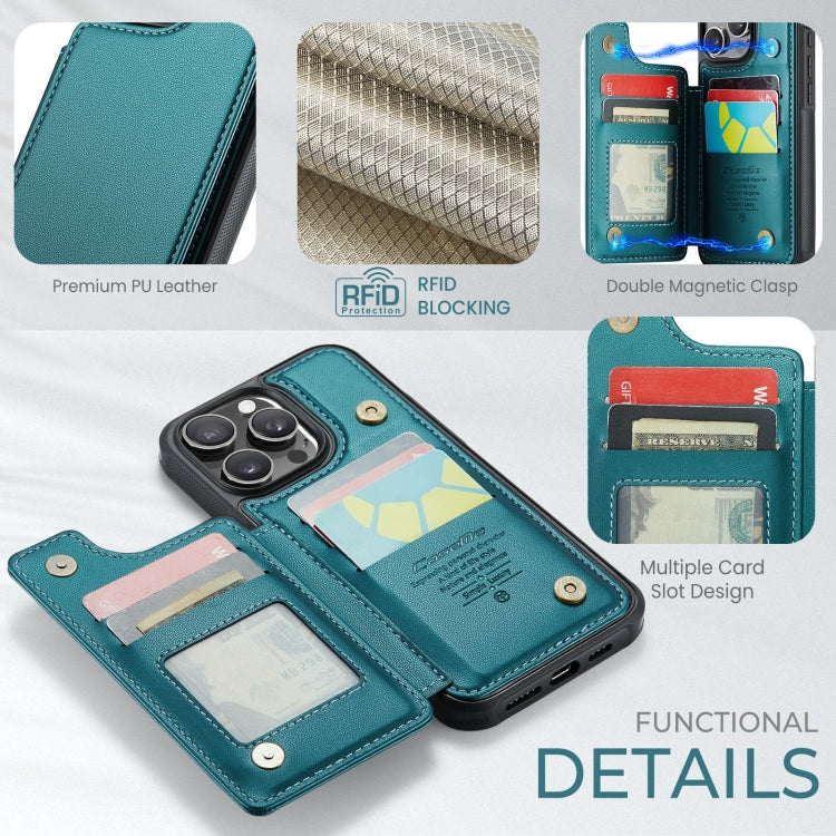 For iPhone 16 Pro Max CaseMe C22 Card Slots Holder RFID Anti-theft Phone Case