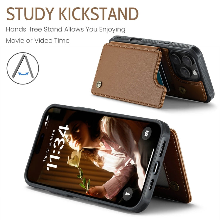 For iPhone 16 Pro CaseMe C22 Card Slots Holder RFID Anti-theft Phone Case