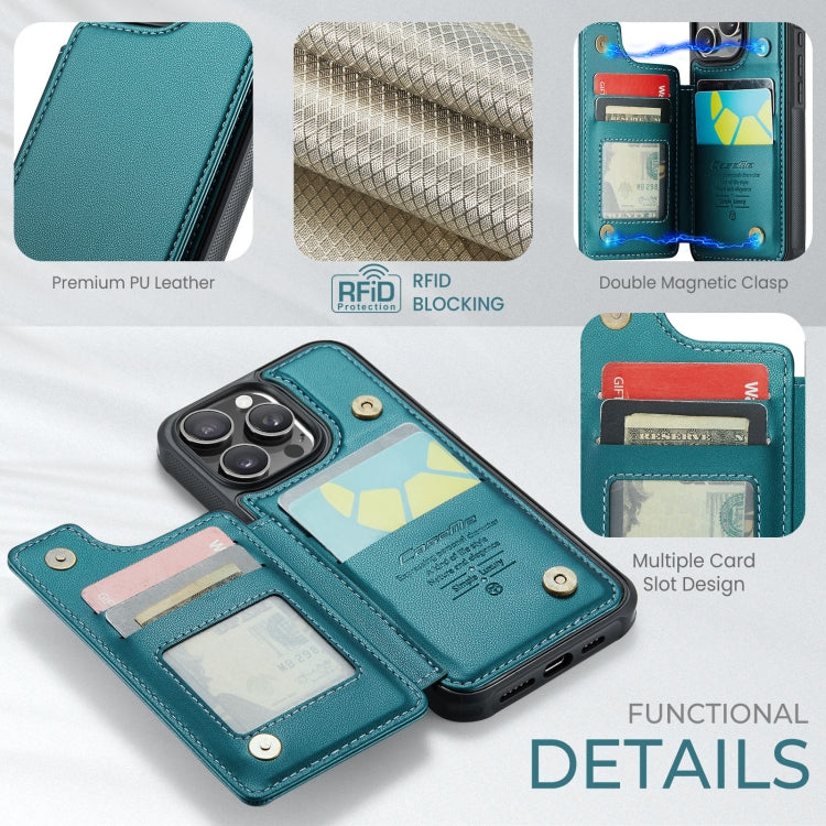 For iPhone 16 Pro CaseMe C22 Card Slots Holder RFID Anti-theft Phone Case