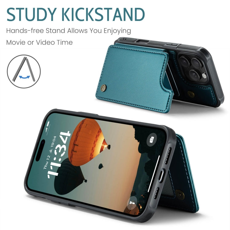 For iPhone 16 Pro CaseMe C22 Card Slots Holder RFID Anti-theft Phone Case