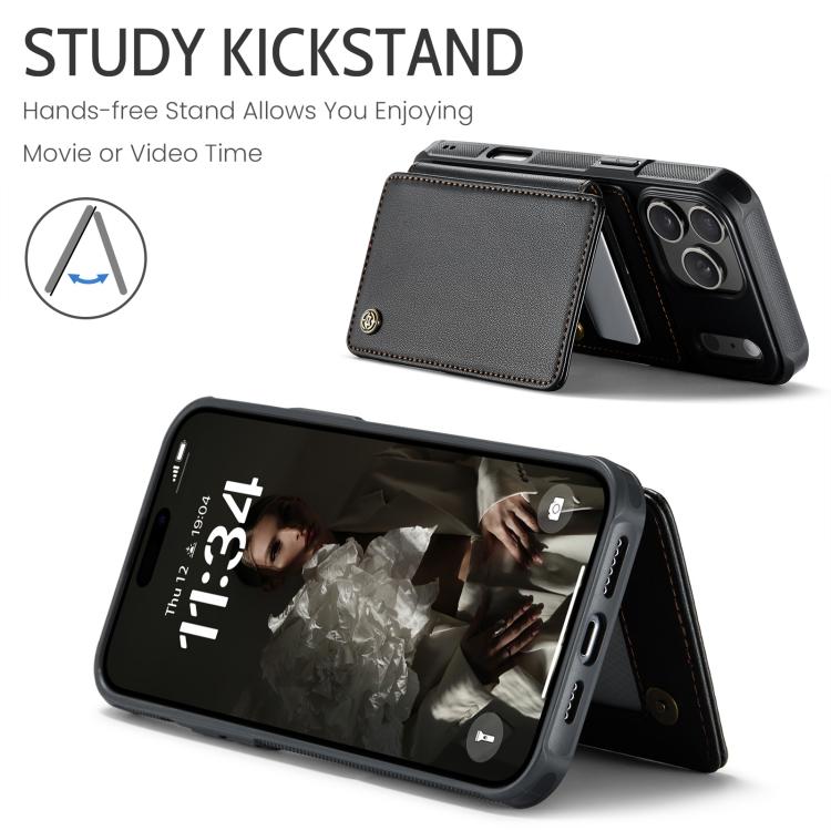 For iPhone 17 Pro Max CaseMe C22 Card Slots Holder RFID Anti-theft Phone Case