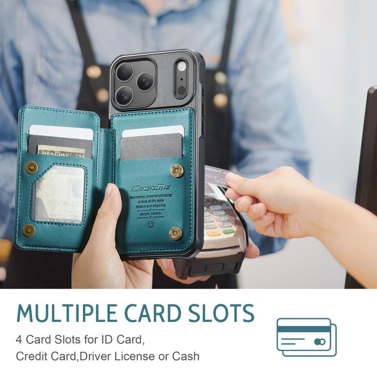 For iPhone 17 Pro Max CaseMe C22 Card Slots Holder RFID Anti-theft Phone Case