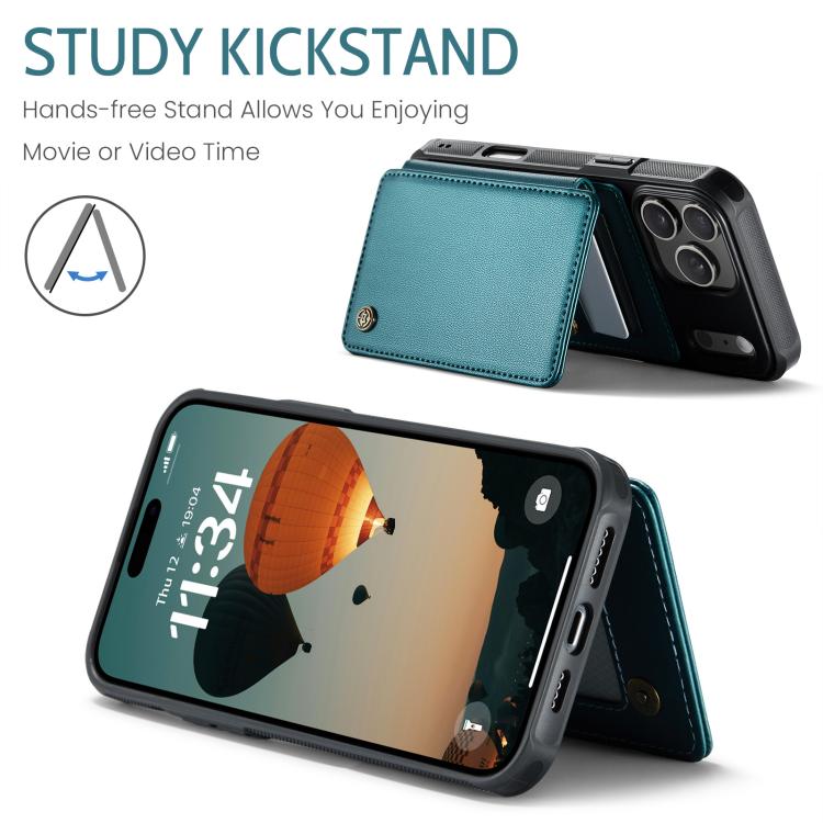 For iPhone 17 Pro Max CaseMe C22 Card Slots Holder RFID Anti-theft Phone Case