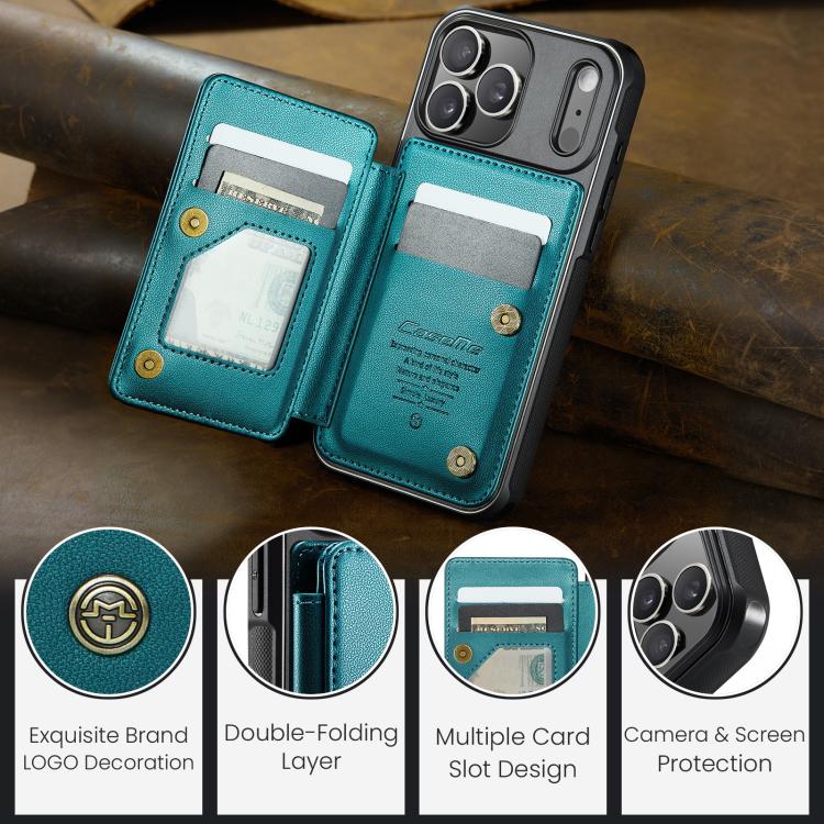 For iPhone 17 Pro Max CaseMe C22 Card Slots Holder RFID Anti-theft Phone Case