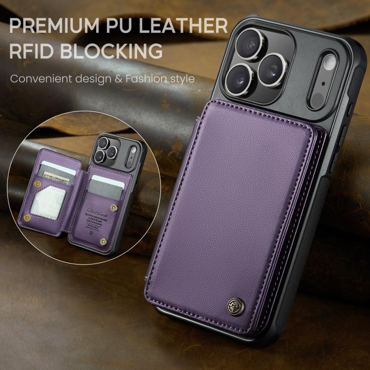 For iPhone 17 Pro Max CaseMe C22 Card Slots Holder RFID Anti-theft Phone Case