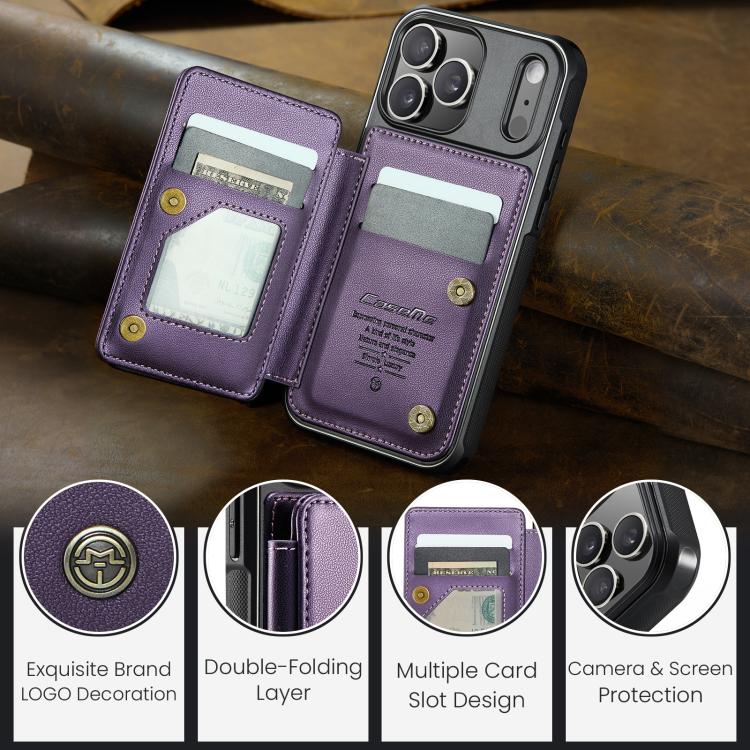 For iPhone 17 Pro Max CaseMe C22 Card Slots Holder RFID Anti-theft Phone Case