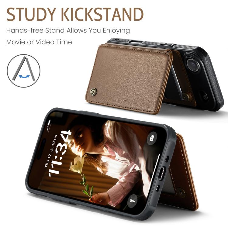 For iPhone Air CaseMe C22 Card Slots Holder RFID Anti-theft Phone Case