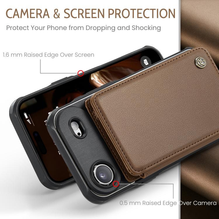 For iPhone Air CaseMe C22 Card Slots Holder RFID Anti-theft Phone Case