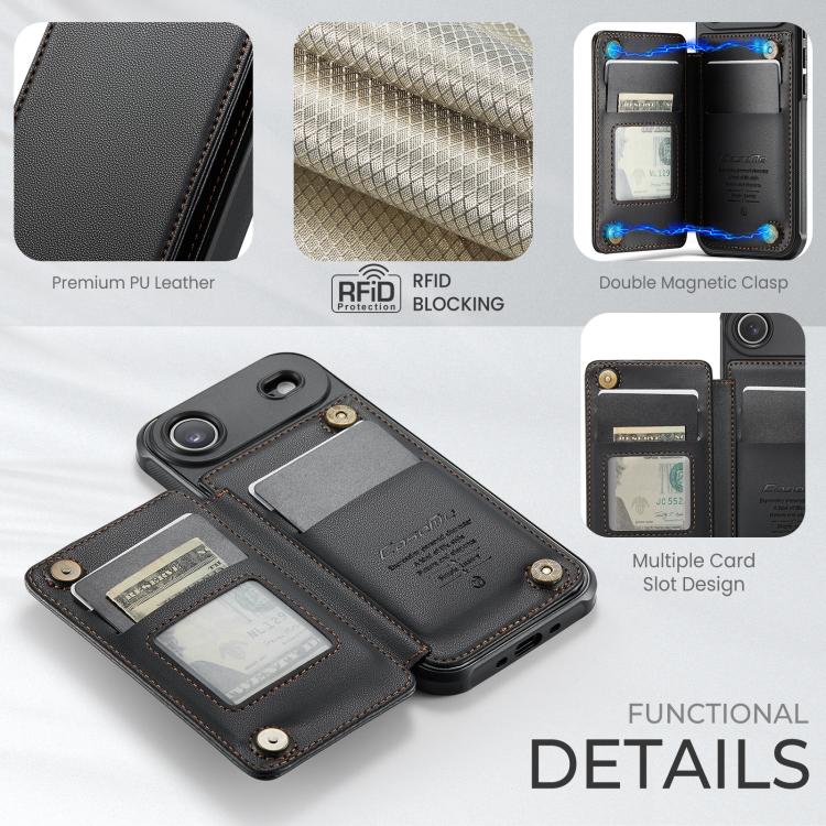 For iPhone Air CaseMe C22 Card Slots Holder RFID Anti-theft Phone Case