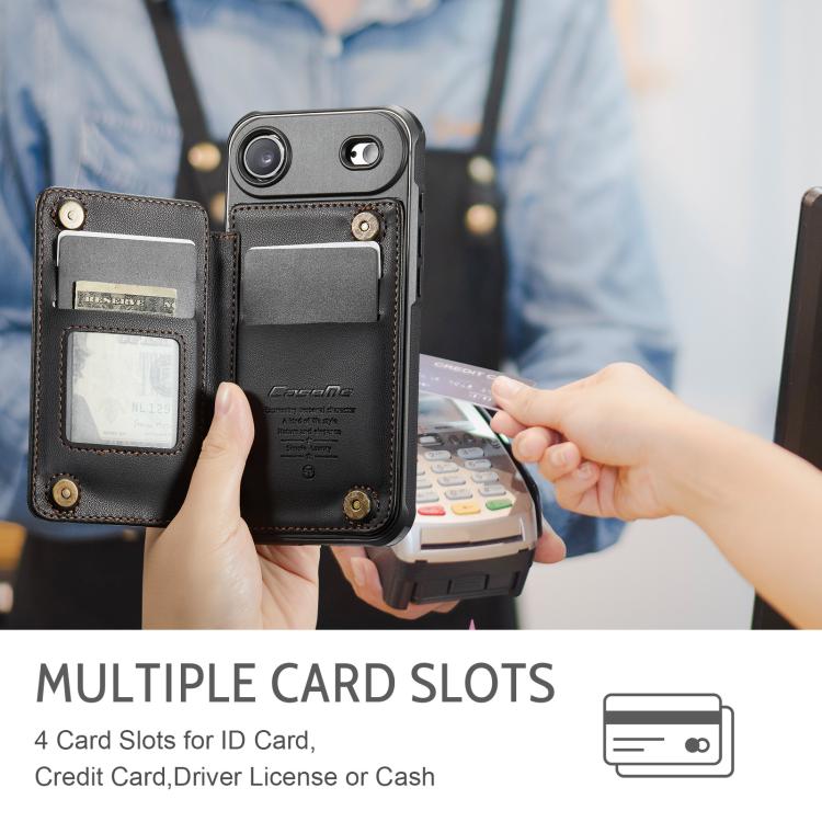 For iPhone Air CaseMe C22 Card Slots Holder RFID Anti-theft Phone Case