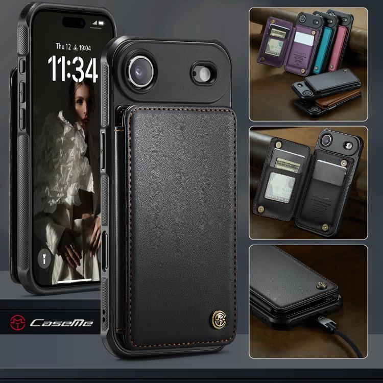 For iPhone Air CaseMe C22 Card Slots Holder RFID Anti-theft Phone Case