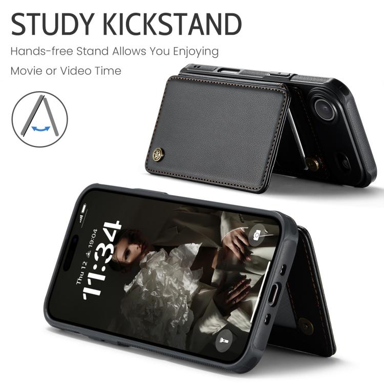 For iPhone Air CaseMe C22 Card Slots Holder RFID Anti-theft Phone Case