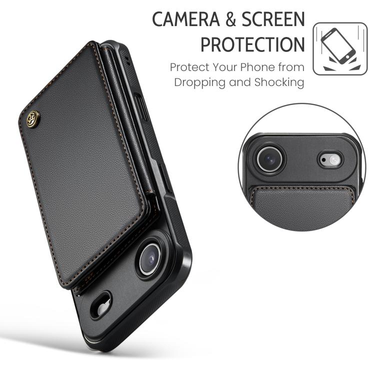 For iPhone Air CaseMe C22 Card Slots Holder RFID Anti-theft Phone Case