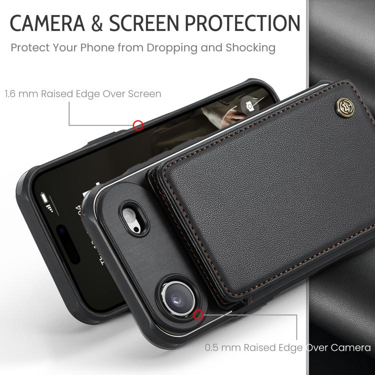 For iPhone Air CaseMe C22 Card Slots Holder RFID Anti-theft Phone Case