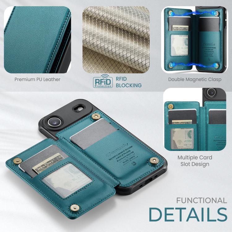For iPhone Air CaseMe C22 Card Slots Holder RFID Anti-theft Phone Case