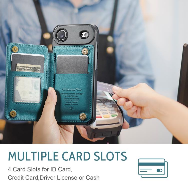 For iPhone Air CaseMe C22 Card Slots Holder RFID Anti-theft Phone Case