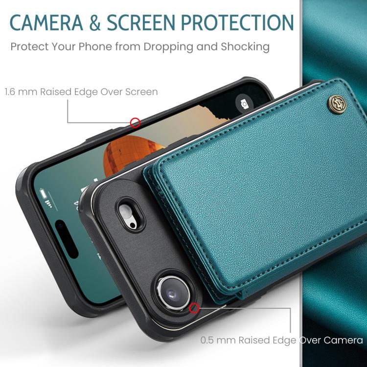 For iPhone Air CaseMe C22 Card Slots Holder RFID Anti-theft Phone Case