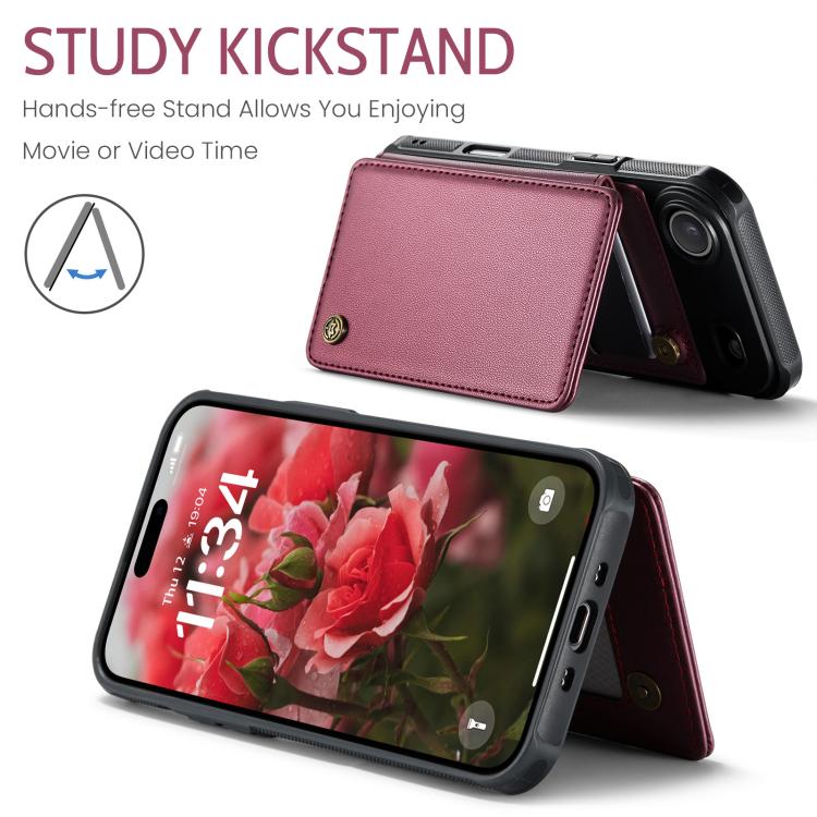 For iPhone Air CaseMe C22 Card Slots Holder RFID Anti-theft Phone Case