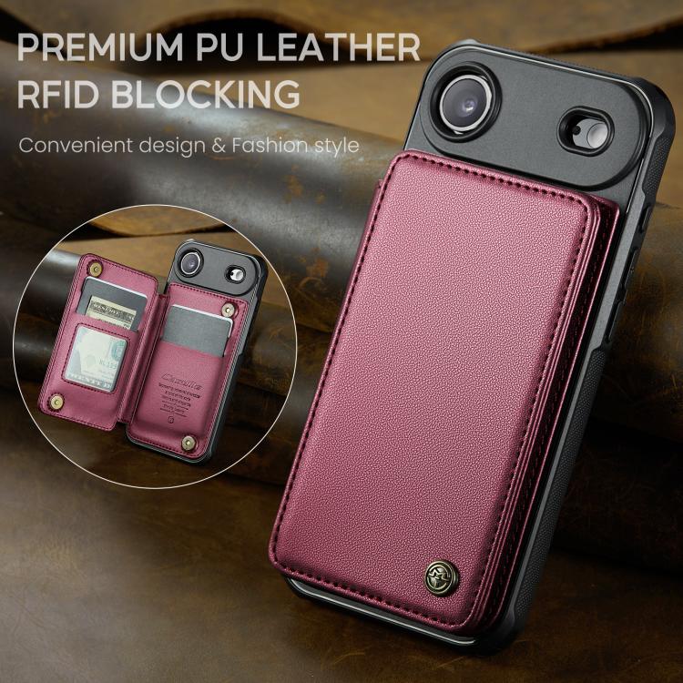 For iPhone Air CaseMe C22 Card Slots Holder RFID Anti-theft Phone Case