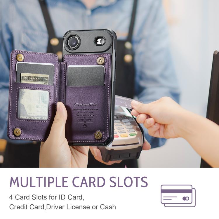 For iPhone Air CaseMe C22 Card Slots Holder RFID Anti-theft Phone Case