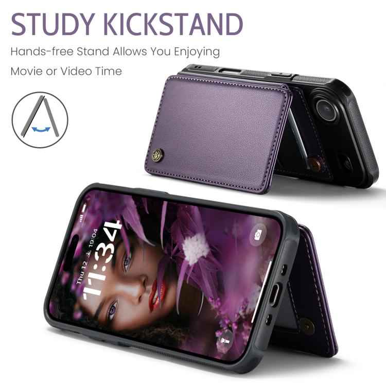 For iPhone Air CaseMe C22 Card Slots Holder RFID Anti-theft Phone Case