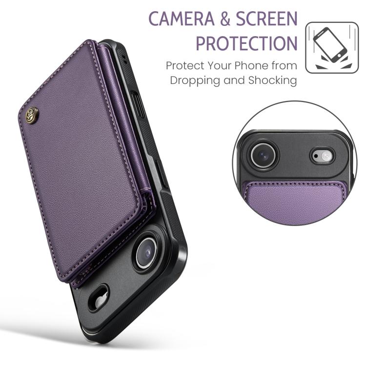 For iPhone Air CaseMe C22 Card Slots Holder RFID Anti-theft Phone Case