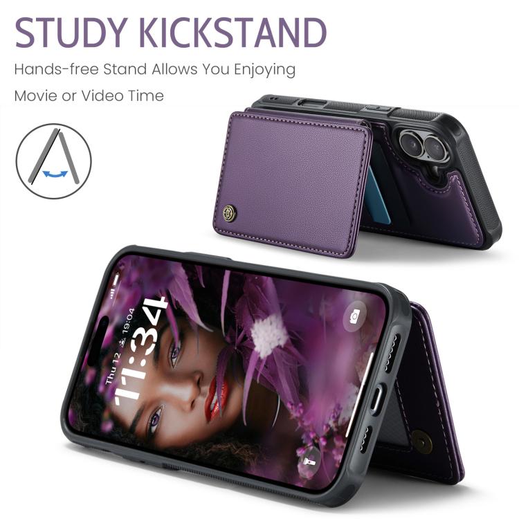 For iPhone 17 CaseMe C22 Card Slots Holder RFID Anti-theft Phone Case