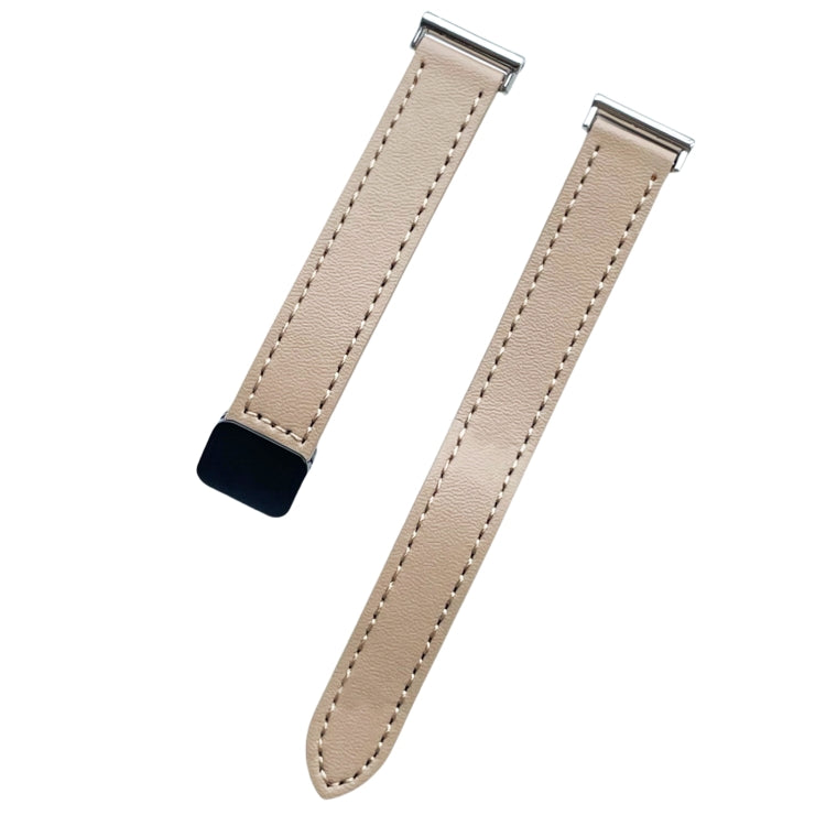 For Garmin Active 5 Slim Magnetic Buckle 20mm Microfiber Leather Watch Band