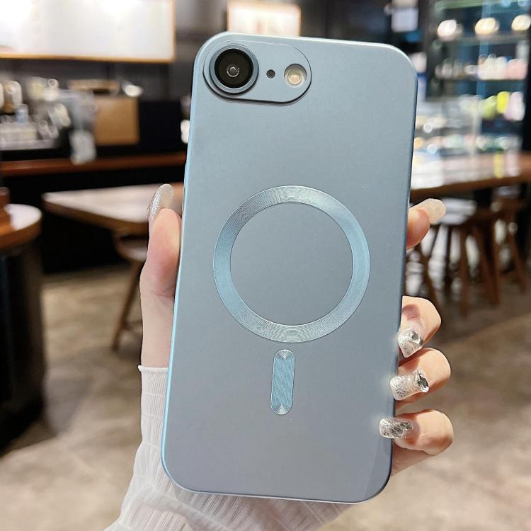 For iPhone 17e / 16e Metallic Paint Magsafe Liquid TPU Phone Case