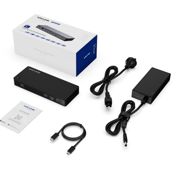 WAVLINK UTD22 Support 96W Laptop Charging USB4 Docking Station Dual Monitor USB-C Hub