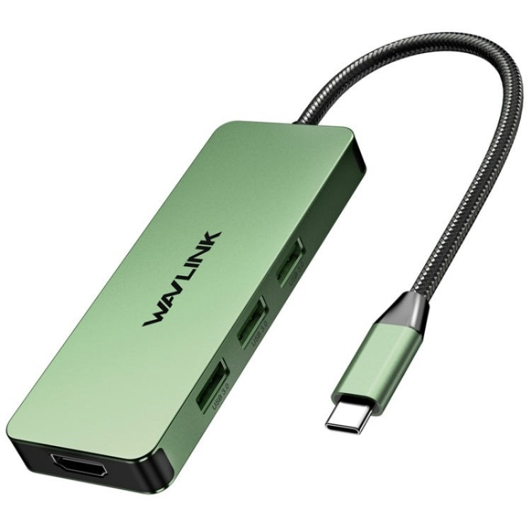 WAVLINK UHP3416 7-in-1 PD100W Charging SD / TF Card Reader 4K HD Type-C Docking Station