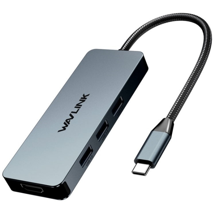 WAVLINK UHP3416 7-in-1 PD100W Charging SD / TF Card Reader 4K HD Type-C Docking Station