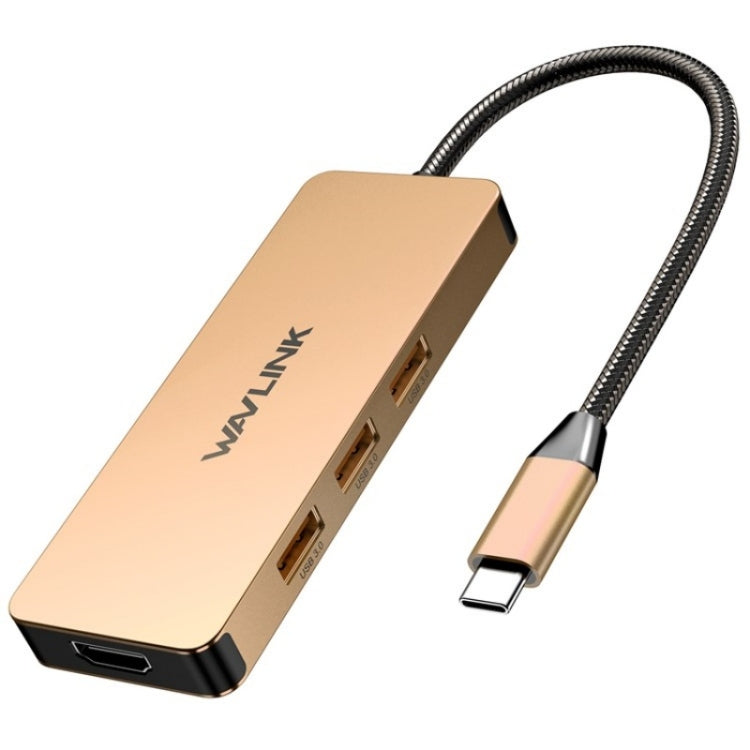 WAVLINK UHP3416 7-in-1 PD100W Charging SD / TF Card Reader 4K HD Type-C Docking Station