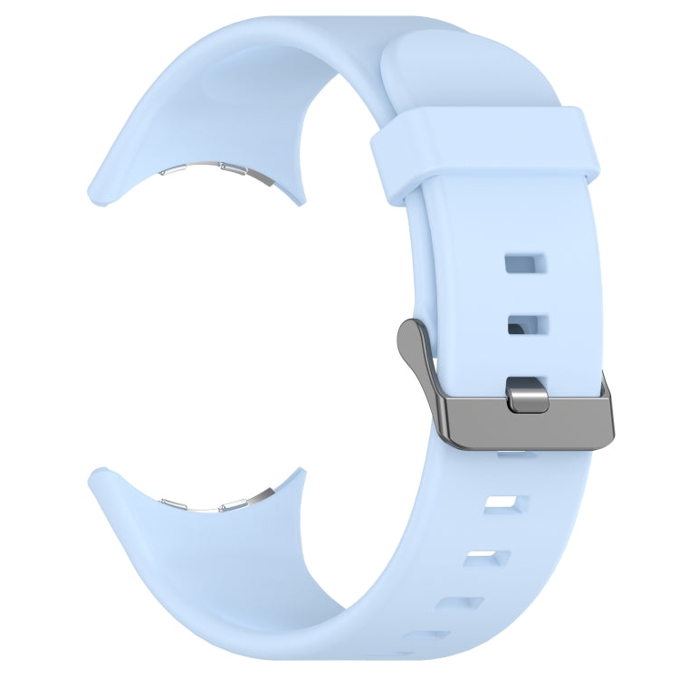 For Google Pixel Watch 4 / Watch 3 45mm Solid Color Sports Silicone Watch Band