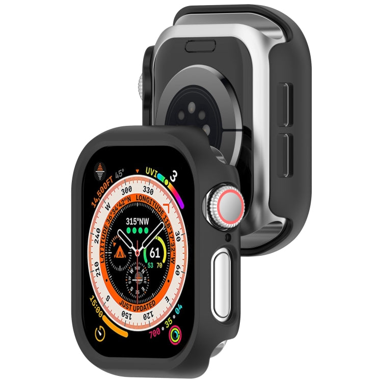 For Apple Watch Series 11 / 10 42mm Half Pack PC Hollow Watch Case