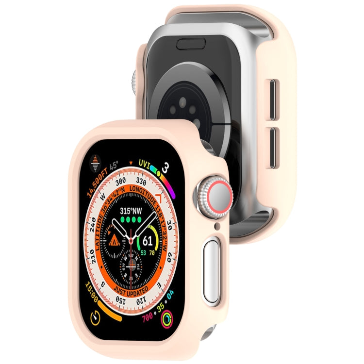 For For Apple Watch Series 11 / 10 46mm Half Pack PC Hollow Watch Case