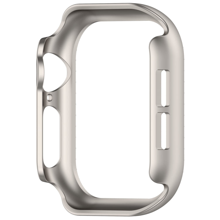 For Apple Watch Series 11 / 10 42mm Single-Row Diamond Plated PC Hollow Watch Case
