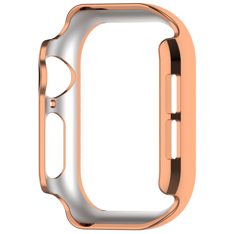 For Apple Watch Series 11 / 10 42mm Single-Row Diamond Plated PC Hollow Watch Case
