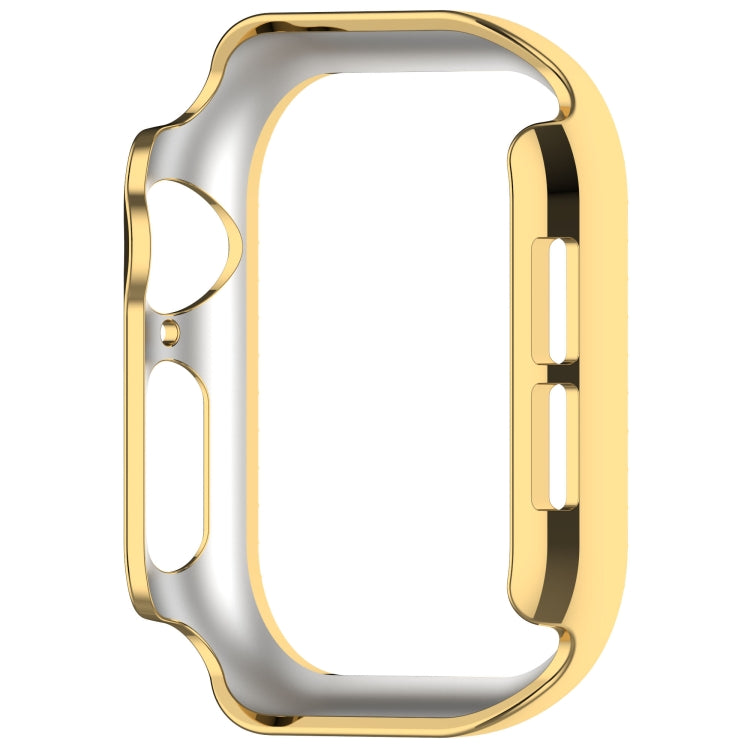 For Apple Watch Series 11 / 10 42mm Single-Row Diamond Plated PC Hollow Watch Case