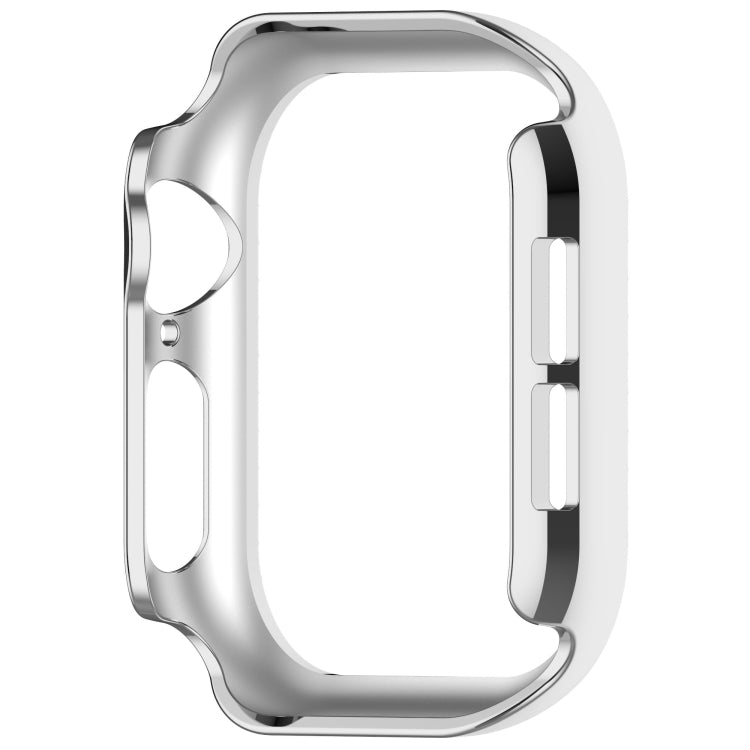 For Apple Watch Series 11 / 10 46mm Single-Row Diamond Plated PC Hollow Watch Case