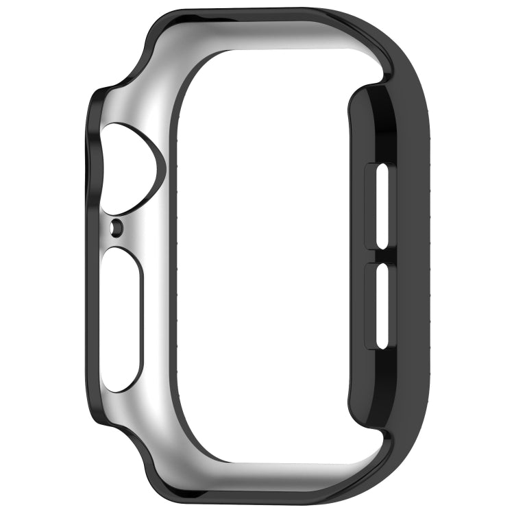 For Apple Watch Series 11 / 10 46mm Single-Row Diamond Plated PC Hollow Watch Case