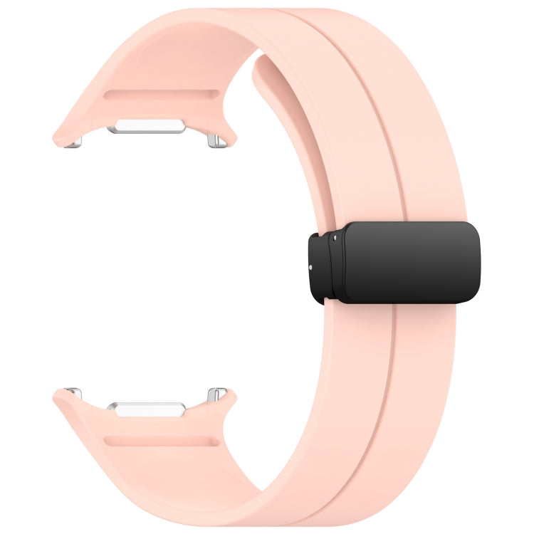 For Samsung Galaxy Watch Ultra 47mm Groove Style Folding Magnetic Buckle Silicone Watch Band