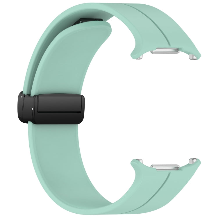 For Samsung Galaxy Watch Ultra 47mm Groove Style Folding Magnetic Buckle Silicone Watch Band