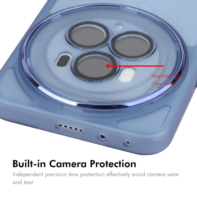 For Honor Magic6 ENKAY Hat-Prince Translucent Matte TPU Phone Case with Lens Film