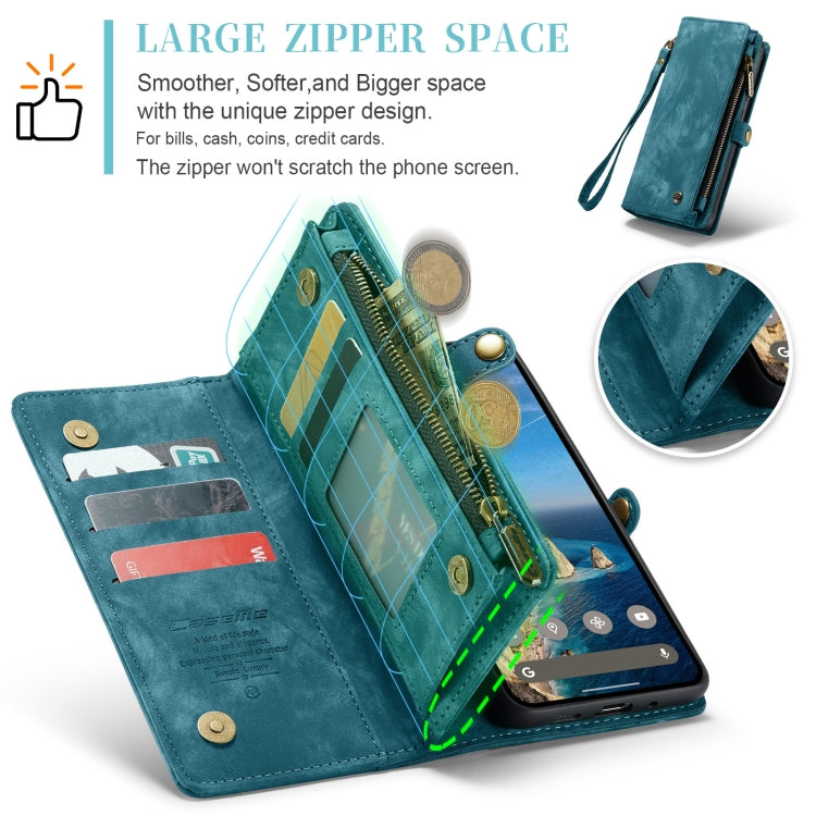 For Google Pixel 9 / 9 Pro CaseMe 008 Detachable Multifunctional Leather Phone Case