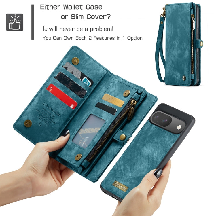 For Google Pixel 9 / 9 Pro CaseMe 008 Detachable Multifunctional Leather Phone Case