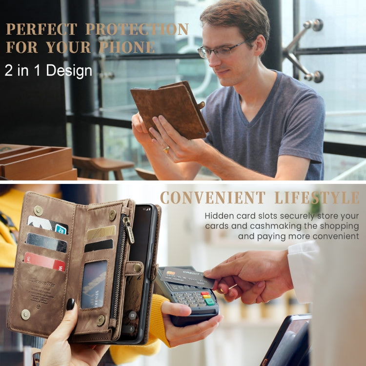 For Google Pixel 9 / 9 Pro CaseMe 008 Detachable Multifunctional Leather Phone Case