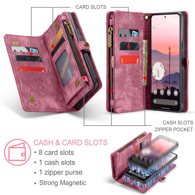 For Google Pixel 9 / 9 Pro CaseMe 008 Detachable Multifunctional Leather Phone Case