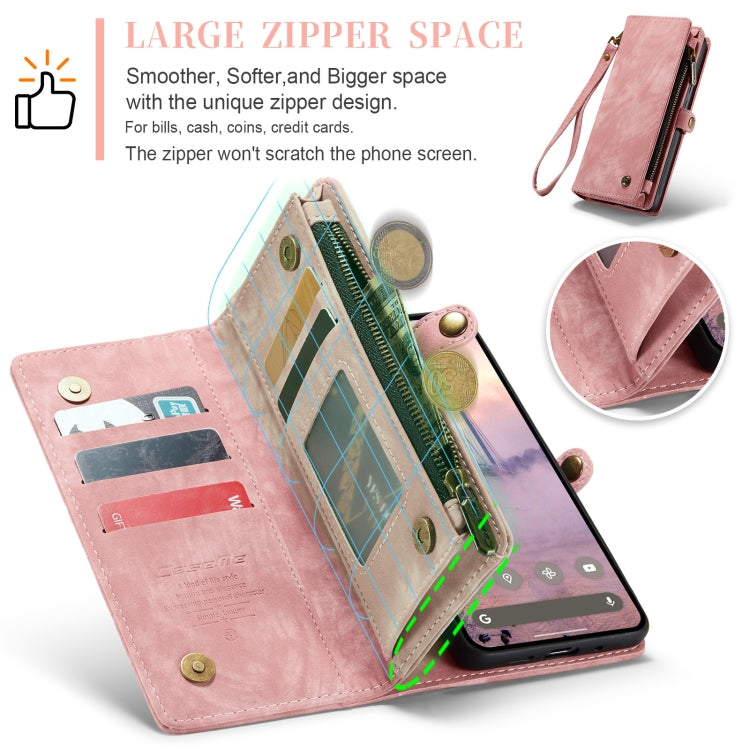 For Google Pixel 9 / 9 Pro CaseMe 008 Detachable Multifunctional Leather Phone Case