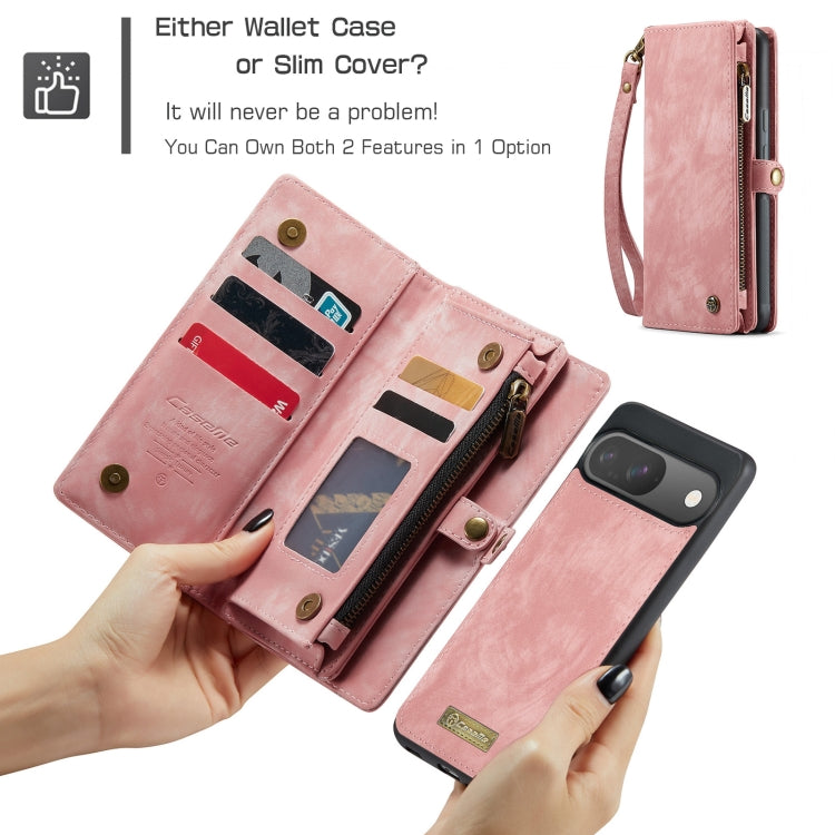 For Google Pixel 9 / 9 Pro CaseMe 008 Detachable Multifunctional Leather Phone Case